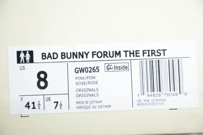 80% Off Sale Adidas Forum Low Bad Bunny Pink Easter Egg GW0265 0122