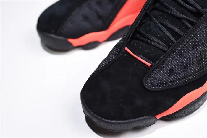 Rep Clot x Air Jordan 13 Low Black Infrared AT3102-006 0127