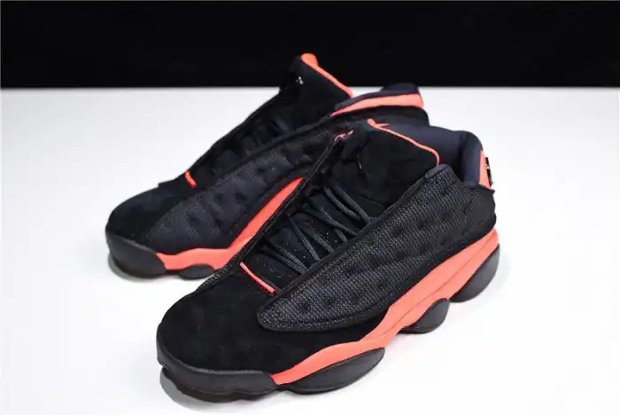 Rep Clot x Air Jordan 13 Low Black Infrared AT3102-006 0127