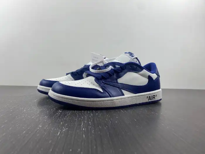 OFF-WHITE X TRAVIS SCOTT X AIR JORDAN 1 CUSTOM DM7890-101 0127