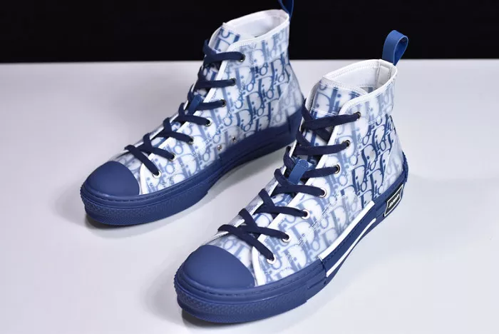 Rep DR B23 High Top Oblique Sneaker Blue 0120