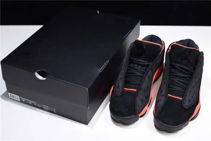 Rep Clot x Air Jordan 13 Low Black Infrared AT3102-006 0127