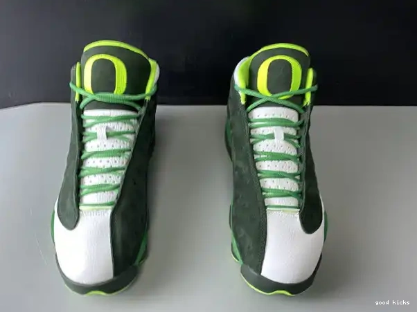 Cheap Air 313 AR4390 Retro 13 'Oregon Jordan - PE Ducks' 0215