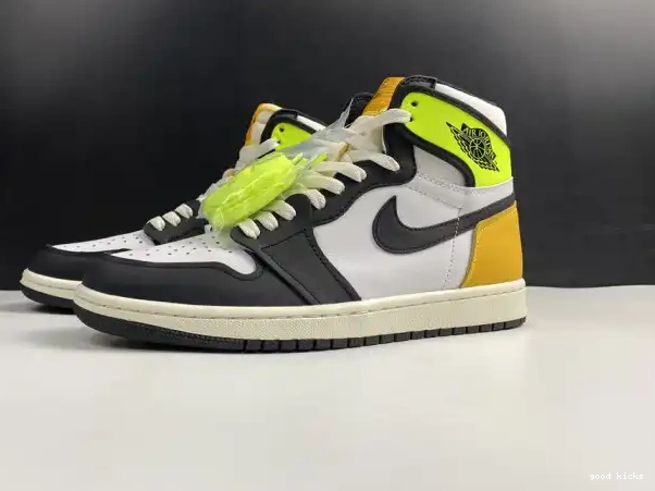 80% Off Sale HIGH GOLD' 555088-118 'VOLT AIR JORDAN 1 RETRO OG 0224