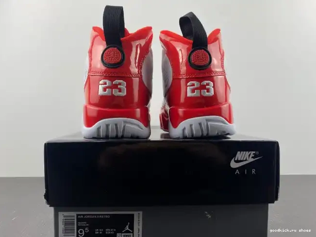 Rep Gym Retro Air Red 9 302370-160 White Jordan 0216