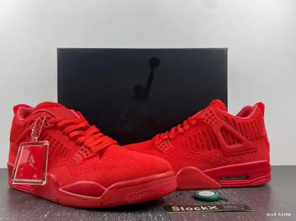 Cheap Jordan AQ3559-600 Red Flyknit Retro 4 0223