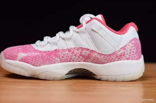 80% Off Sale Jordan AH7860-106 Air Snakeskin Low 11 Pink WMNS 0226