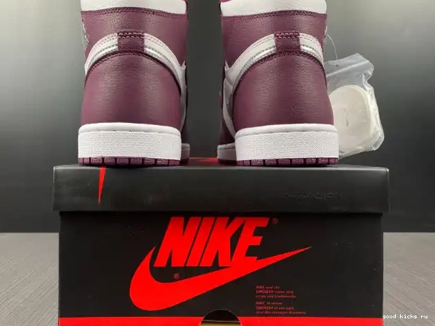 80% Off Sale OG Bordeaux Jordan 1 High Air 555088-611 0219