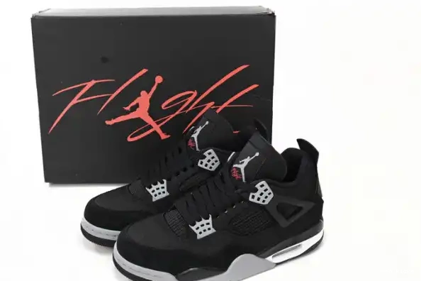 Rep Canvas Air Jordan 4 Black DH7138-006 0224