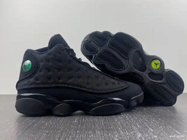 80% Off Sale Cat Jordan Black 414571-011 Retro Air 13 0223