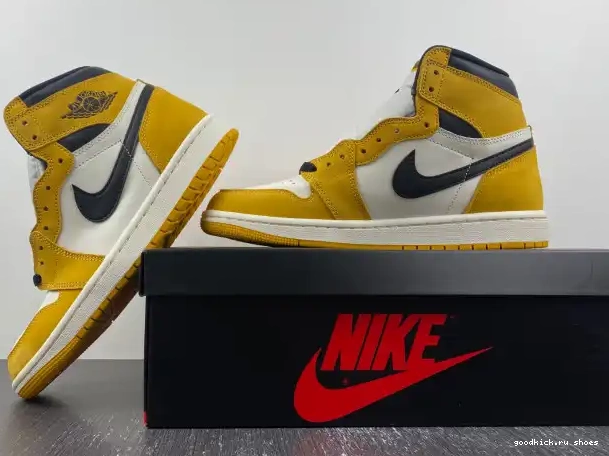 Rep Air Jordan Ochre OG 1 DZ5485-701 Yellow High 0212