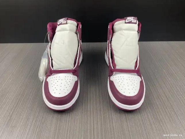 80% Off Sale OG Bordeaux Jordan 1 High Air 555088-611 0219