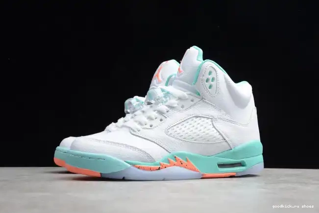 Rep 440892-100 Light Jordan 5 GS Air Aqua 0221