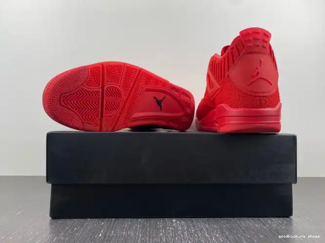 Rep Flyknit 4 Jordan Red Retro AQ3559-600 0217