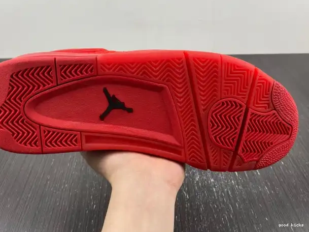 Cheap Jordan AQ3559-600 Red Flyknit Retro 4 0223