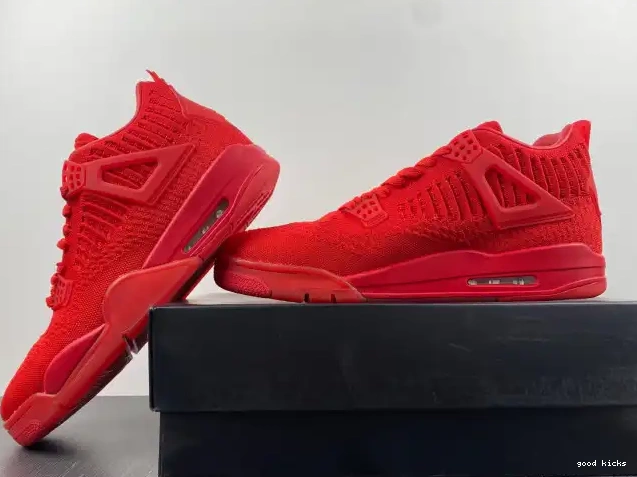 Cheap Jordan AQ3559-600 Red Flyknit Retro 4 0223