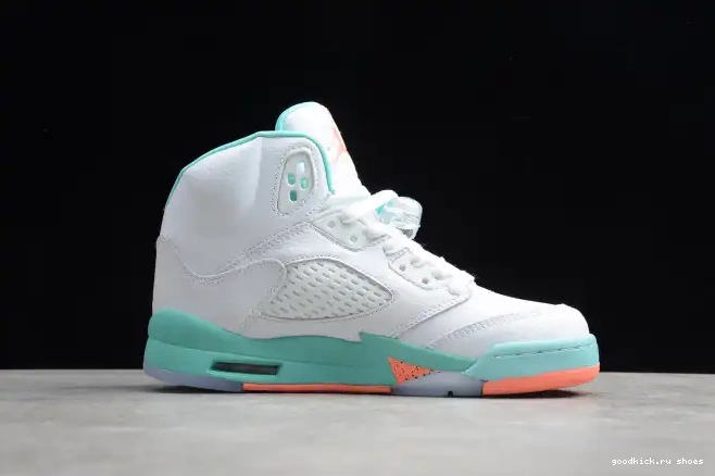 Rep 440892-100 Light Jordan 5 GS Air Aqua 0221