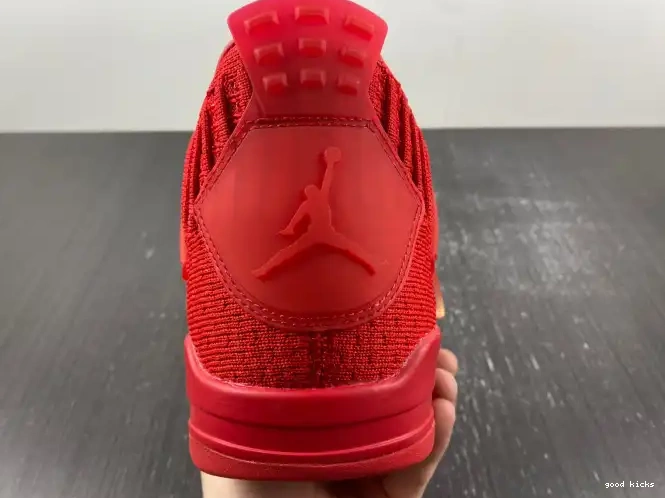 Cheap Jordan AQ3559-600 Red Flyknit Retro 4 0223