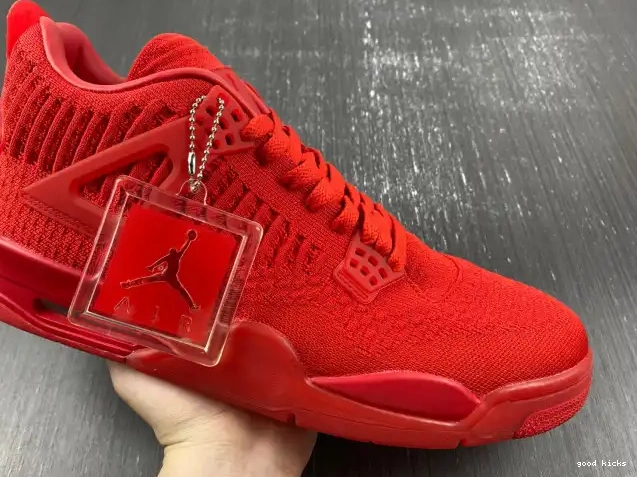 Cheap Jordan AQ3559-600 Red Flyknit Retro 4 0223