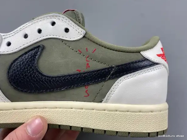 Cheap LOW DM7866-200 1 JORDAN OLIVE AIR TRAVIS OG SCOTT X MEDIUM 0221