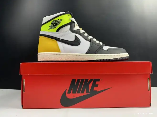 Rep 1 'VOLT HIGH JORDAN GOLD' 555088-118 OG RETRO AIR 0211