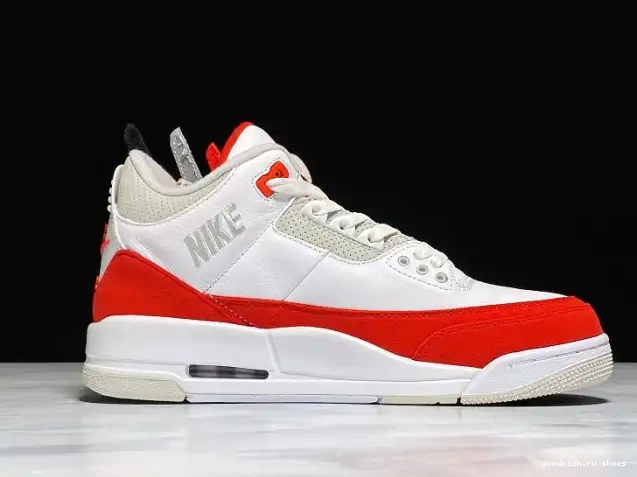 Rep Red Air Jordan Retro White 3 CJ0939-100 Tinker University 0221