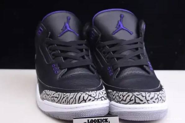 Rep Court 3 Purple Retro CT8532-050 Jordan Air Black 0224