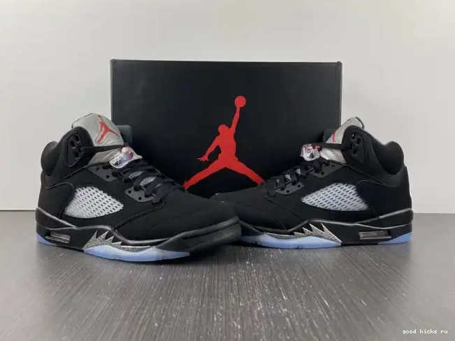 80% Off Sale Black 5 Retro 845035-003 Jordan Metallic (2016) 0222