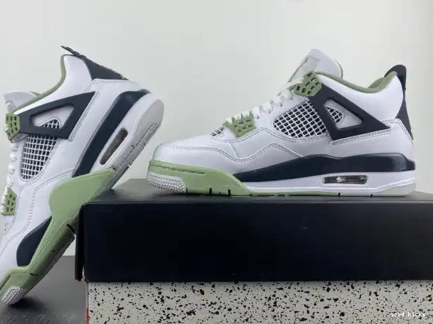 Cheap Air 4 Seafoam Jordan WMNS AQ9129-103 0224