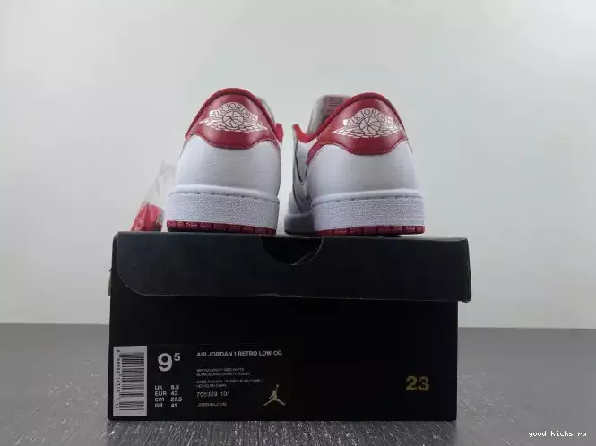 80% Off Sale Low 1 Varsity White Red 705329-101 Retro Jordan 0207