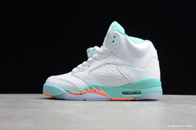 Rep 440892-100 Light Jordan 5 GS Air Aqua 0221