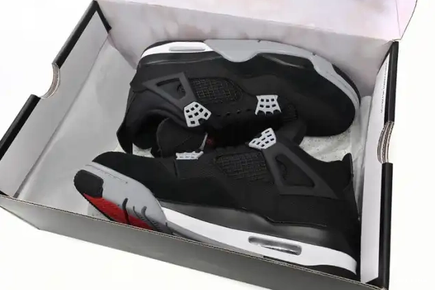 Rep Canvas Air Jordan 4 Black DH7138-006 0224