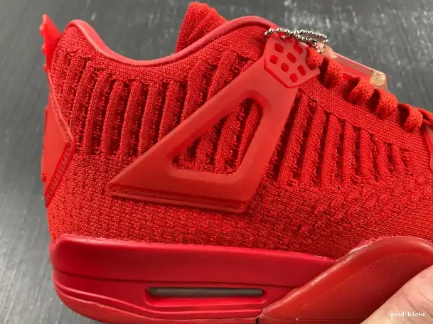 Cheap Jordan AQ3559-600 Red Flyknit Retro 4 0223