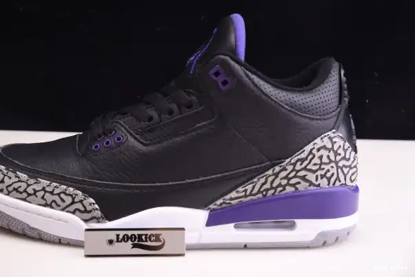 Rep Court 3 Purple Retro CT8532-050 Jordan Air Black 0224