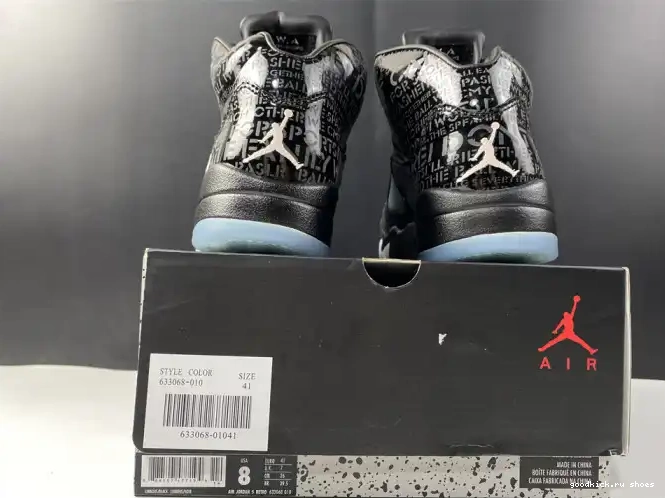 80% Off Sale 5 AIR Retro 633068-010 Doernbecher Jordan 0216