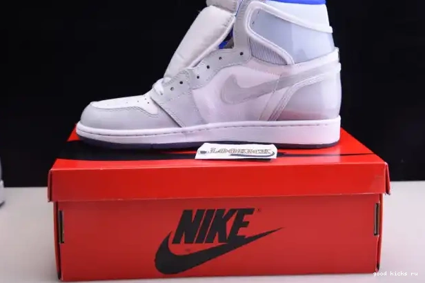 Rep CK6637-104 Racer 1 White Air Zoom Retro Jordan High Blue 0208