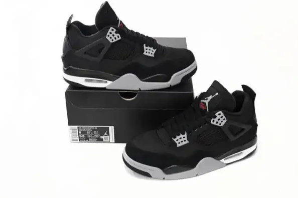 Rep Canvas Air Jordan 4 Black DH7138-006 0224