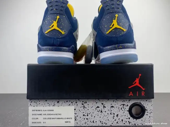 80% Off Sale 4 Air Michigan Retro (PE) AJ4-1036660 Jordan 0225