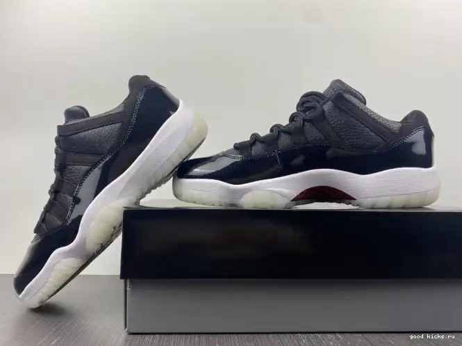 80% Off Sale Air Jordan 11 Low Retro 72-10 AV2187-001 0220