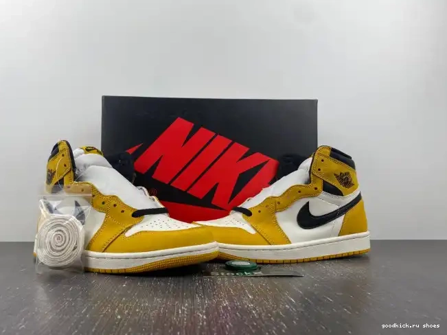 Rep Air Jordan Ochre OG 1 DZ5485-701 Yellow High 0212