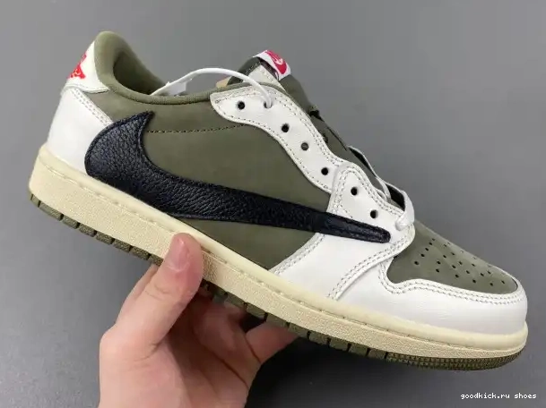 Cheap LOW DM7866-200 1 JORDAN OLIVE AIR TRAVIS OG SCOTT X MEDIUM 0221