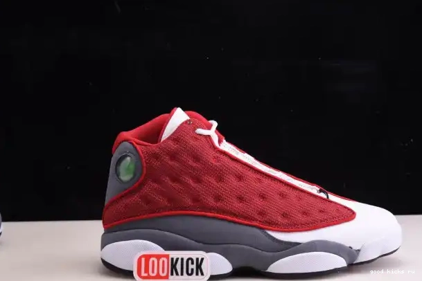 80% Off Sale Red Jordan Gym Air Flint 13 414571-600 Grey Retro 0220