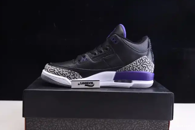 Rep Court 3 Purple Retro CT8532-050 Jordan Air Black 0224