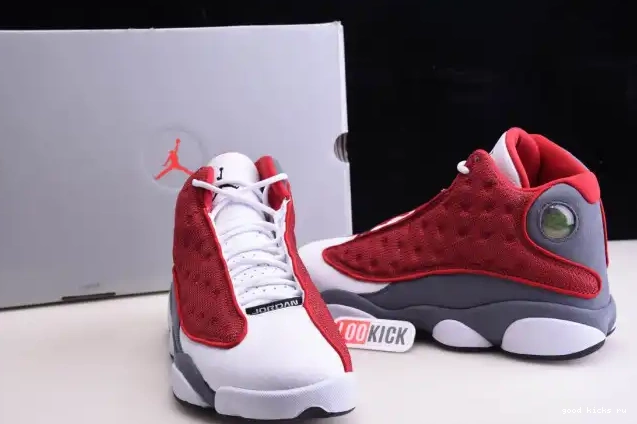 80% Off Sale Red Jordan Gym Air Flint 13 414571-600 Grey Retro 0220