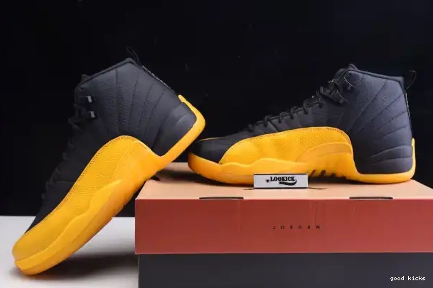 Rep Black 130690-070 12 Jordan Air Retro University Gold 0316