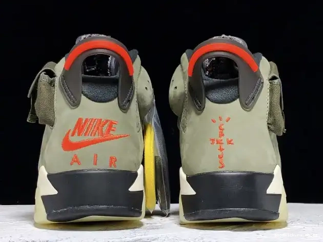 Cheap CN1084-200 Travis x 6 Scott Olive Air Jordan Medium 0319
