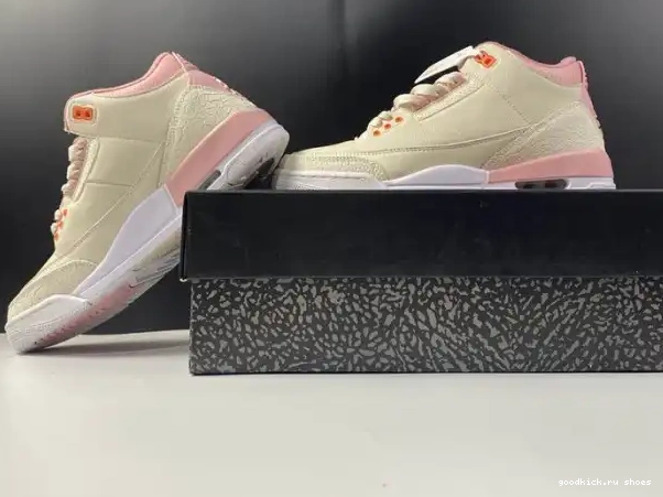 80% Off Sale Sail Jordan 3 (W) CK9246-116 Rust Retro Air Pink 0321