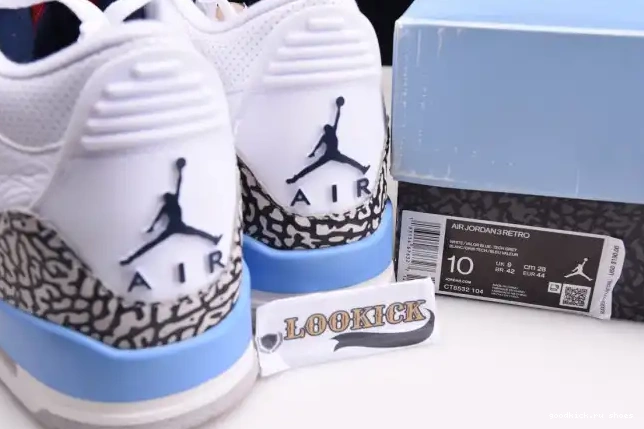 80% Off Sale Air CT8532-104 Jordan 3 UNC 0318
