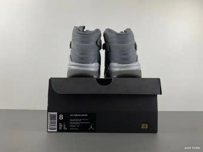 Rep Grey Cool Jordan 305381-014 8 Retro 0317
