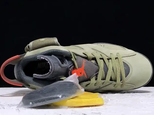 Cheap CN1084-200 Travis x 6 Scott Olive Air Jordan Medium 0319